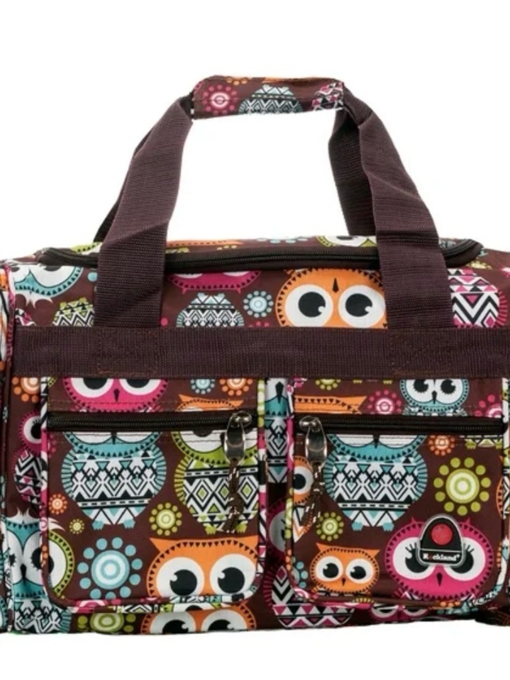 Reserved For NANCY Brown Owl Print Tote Bag